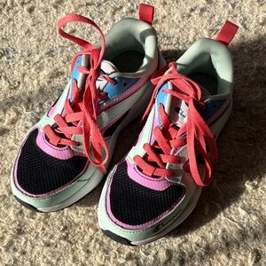 Champion Kids Mint, Pink & Black Multicolored Athletic Sneakers